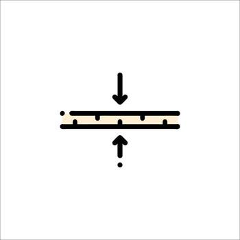 Tolerance Icon Measurement Precision Engineering Accuracy, quality control vector