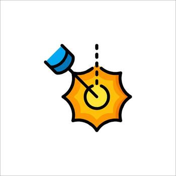 Pendulum Impact Test Icon Impact Testing Material Science, vector