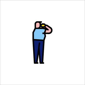 Man Drinking Icon Thirsty Person Hydration , refreshment vector