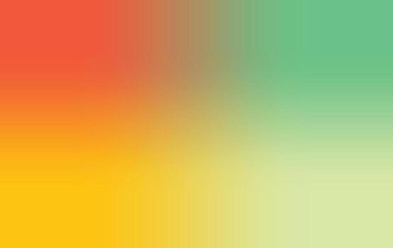 Abstract geometric gradient blocks shifting colors from red yellow to green vector