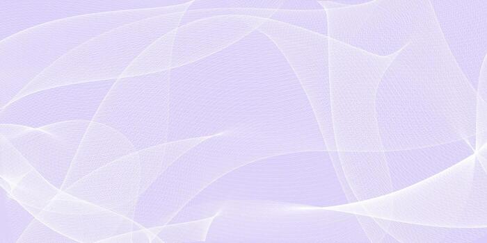 Soft white Abstract background with thin wavy lines of white grid, delicate lavender tone, elegant and minimalist concept design vector
