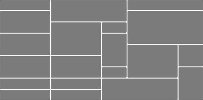 Geometric Layout with Rectangular Shapes in Varied Sizes and Positions vector