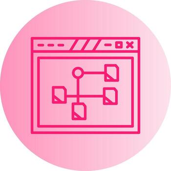 estructurado página diseño cuadrícula degradado dos tono circulo vector