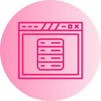 Navigation Dropdown Menu Design Gradient Two Tone Circle vector