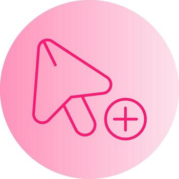 Copy Selected Text Gradient Two Tone Circle vector