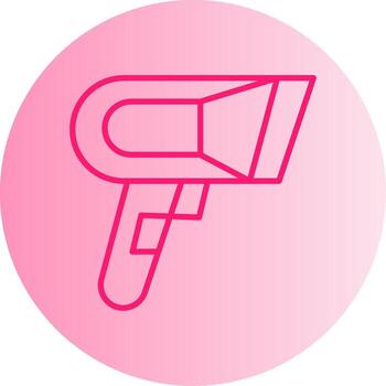 High Speed Document Scanner Gradient Two Tone Circle vector