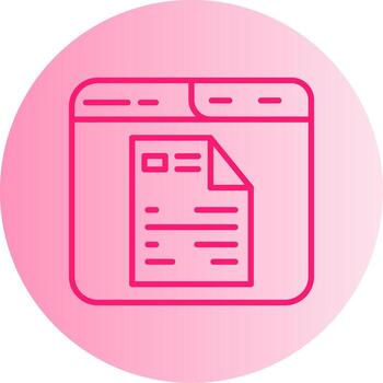 Uploaded Client Sample Work Gradient Two Tone Circle vector