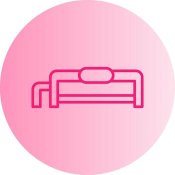 Fine Blade Hacksaw Gradient Two Tone Circle vector