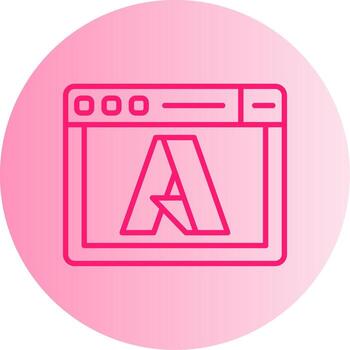 Microsoft Azure Services Gradient Two Tone Circle vector