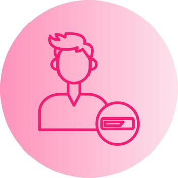 Run Program Script Gradient Two Tone Circle vector