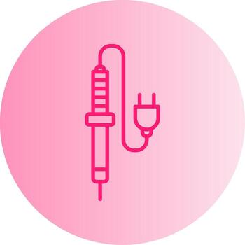 Precision Soldering Iron Gradient Two Tone Circle vector