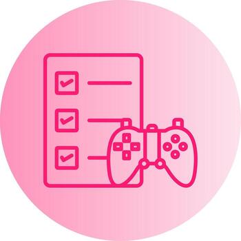 temprano acceso juego beta degradado dos tono circulo vector