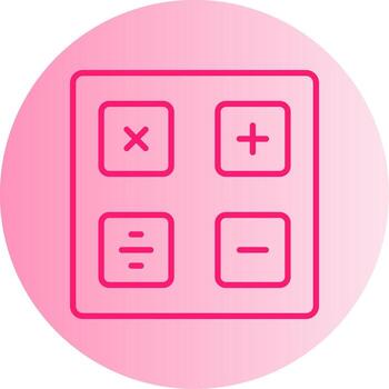 Transparent Protractor Tool Gradient Two Tone Circle vector