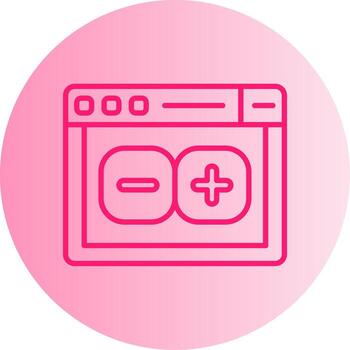 Travis CI Testing Workflow Gradient Two Tone Circle vector