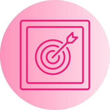 Interactive Game World Map Gradient Two Tone Circle vector