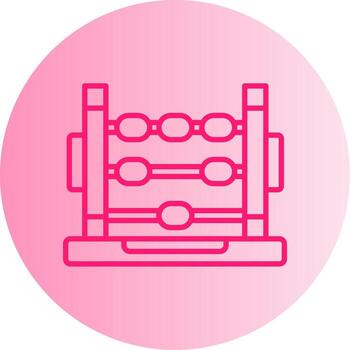 verde binario código corriente degradado dos tono circulo vector