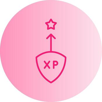 manual juego salvar punto degradado dos tono circulo vector