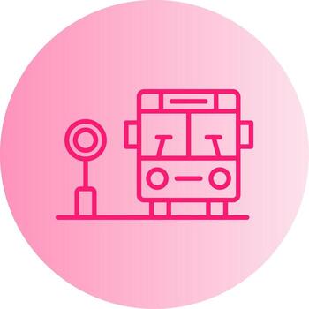 Operations Control Center Gradient Two Tone Circle vector