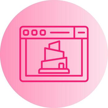 Babel Transpiler Tool Gradient Two Tone Circle vector