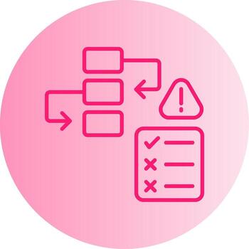 potenciar necesario respuesta degradado dos tono circulo vector