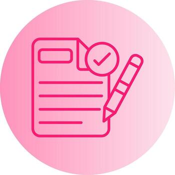 Precondition Required Error Gradient Two Tone Circle vector