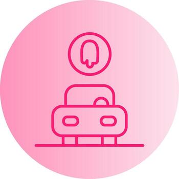 Rust Proof Paint Primer Gradient Two Tone Circle vector