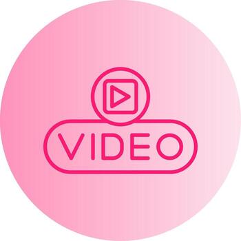 Insert Button Gradient Two Tone Circle vector