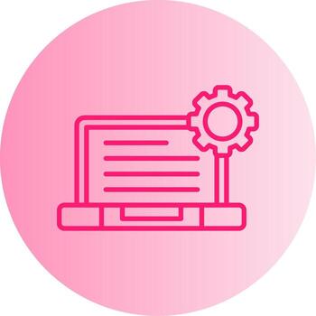 Working Conditions Policy Gradient Dual Tone Circle vector