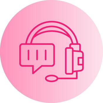 Operating System Function Gradient Dual Tone Circle vector