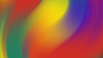 abstracts dynamisk regnbåge lutning bakgrund med strömmande färger skapande en vibrerande abstrakt visuell erfarenhet video