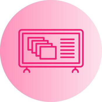 Advanced Gene Sequencing Gradient Dual Tone Circle vector