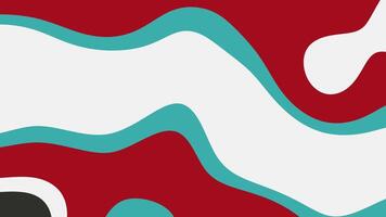 bortom svart vit dynamisk vätska former abstrakt animering med vibrerande färger skapande en visuellt engagerande bakgrund slinga video