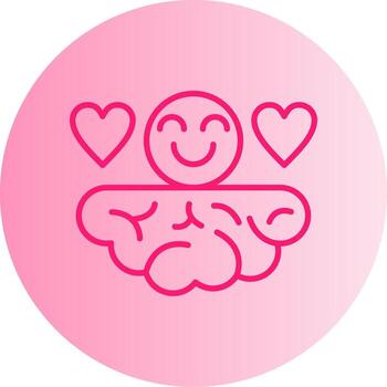 peligro de yo engaño degradado doble tono circulo vector