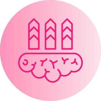 Personal Core Value Gradient Dual Tone Circle vector