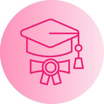 Foreign Language Skills Gradient Dual Tone Circle vector