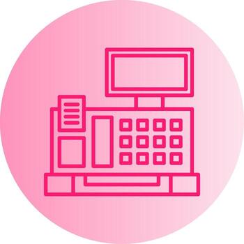 automatizado flujo de trabajo proceso degradado doble tono circulo vector