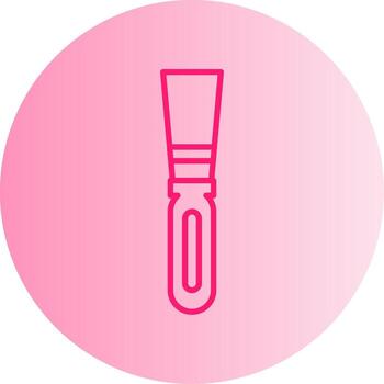 agudo cincel herramienta degradado doble tono circulo vector