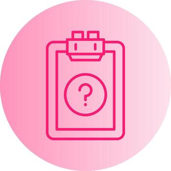 trabajo relacionado dificultades degradado doble tono circulo vector