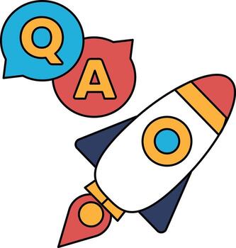 un cohete es volador mediante el cielo con un q y un en eso vector