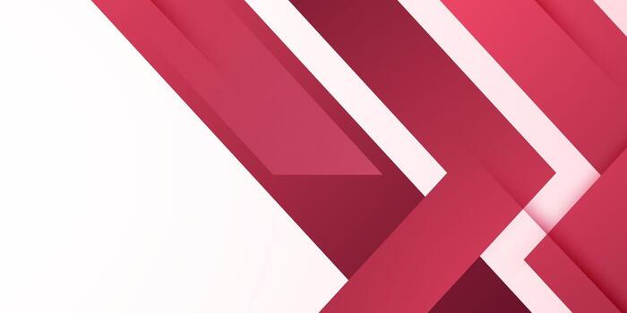 resumen brillante bandera antecedentes con rojo flecha superposición formas concepto. sencillo triángulo corte de papel modelo en blanco color antecedentes diseño. vector