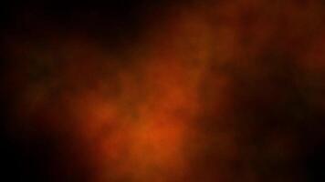 Abstract Dark Fire and Smoke Texture Loop or Mysterious Burnt Orange and Brown Flowing Background video