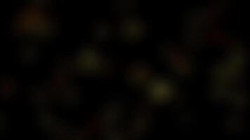 Dark Black Abstract Shimmer Bokeh Background Loop or Subtle Low Light Motion Overlay Texture video