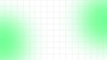 astratto leggero verde e bianca pendenza griglia movimento sfondo ciclo continuo senza soluzione di continuità, dinamico geometrico modello animazione, morbido toni linea della griglia visivo effetti loopable, moderno digitale arte video