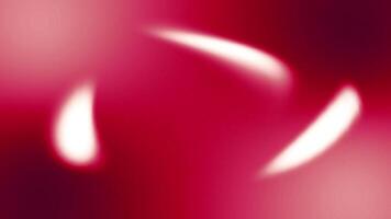 abstrakt animerad bakgrund med mjuk lysande former. en sömlös looping rörelse grafik terar vätska, suddigt ljus läckage i nyanser av röd och magenta. perfekt för presentationer, titel skärmar. video