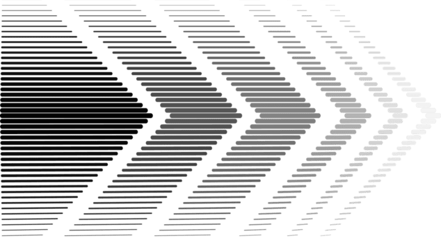 a rayas flecha trama de semitonos gradación textura. degradado transición enrejado. negro triángulo gradación línea antecedentes png