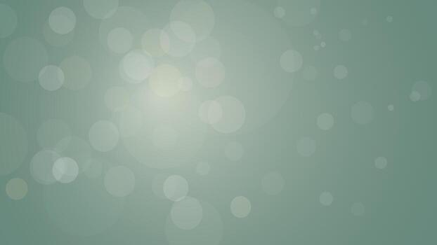 Soft bokeh on blurred turquoise background graphic illustation. vector