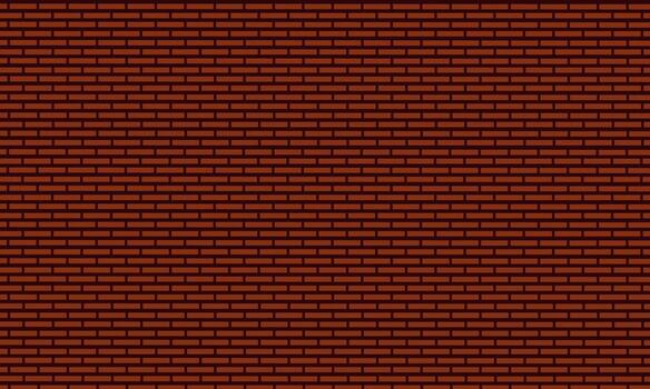 Minimalist small red brick wall background pattern in clean geometric style representing modern construction texture, architectural surface design, and simple decorative layout vector