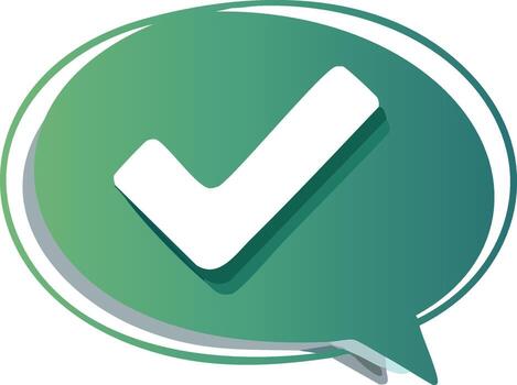 aumentar comunicación con verificado mensajes vector