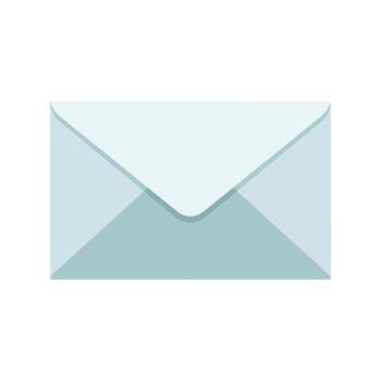 An open envelope on a white background vector