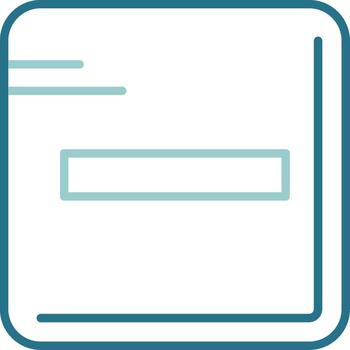 Remove Two Color Outline Icon Design vector